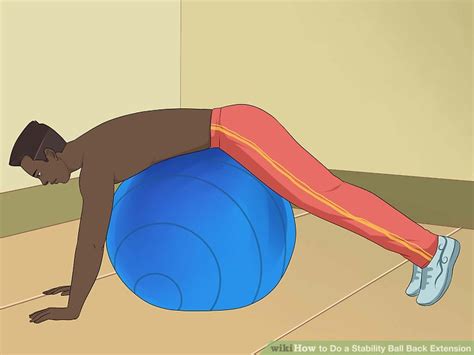 How to Do a Stability Ball Back Extension: 11 Steps
