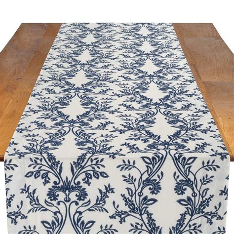 Ashbourne Navy Table Runner - Linen Rentals | Wedding Table Linen ...