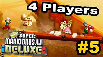 Image result for New Super Mario Bros. U Full Game 4 Player