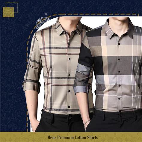Full Sleeve Cotton Check Shirt (CREAM+CGL) – MEN IN CROWN