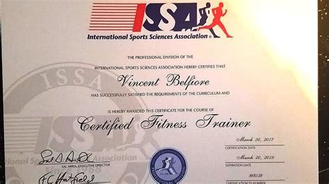 Officially A Certified Fitness Trainer For The ISSA! What You Need To ...