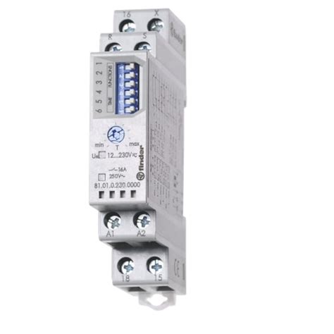 810102300000 Finder | Finder DIN Rail Mount Multi timer, 230V ac/dc, 0. ...