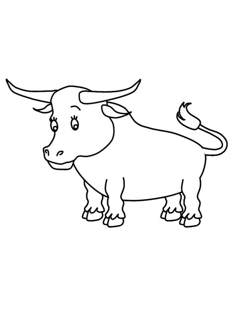 Ox coloring pages - SeaColoring