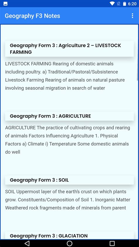 Form Three Geography Notes 的图像结果