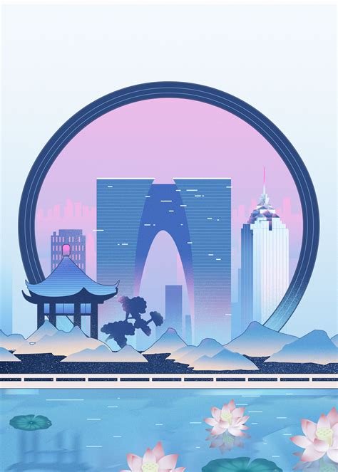 苏州城市印象插画|平面|其他平面|宋入凡 - 原创作品 - 站酷 (ZCOOL)
