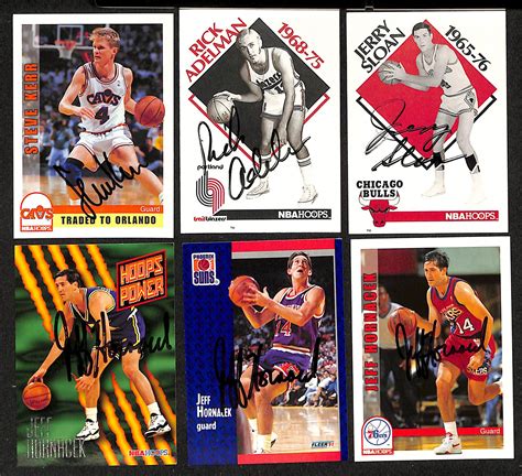 Lot Detail - Lot of (85+) Signed Basketball Cards including Steve Nash ...