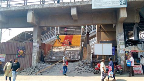 Mumbai: Flawed bridge at Dombivli station demolished