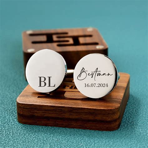 Engraved Groomsmen Gifts, Cufflinks Set, Grooms Men Proposal ...