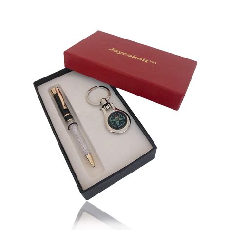 Jaycoknit Black Elster Metal Premium Ball Pen,Compass Key chain ...