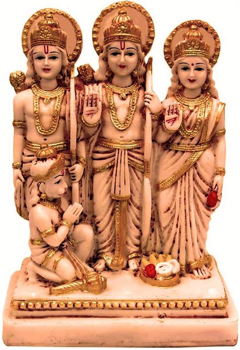 Buy Kitlyn Ram Darbar Statue, Lord Ram, Laxman, Sita and Hanuman ji ...