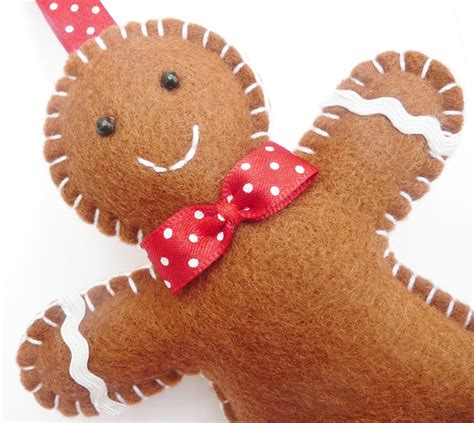 homemade christmas ornaments gingerbread man