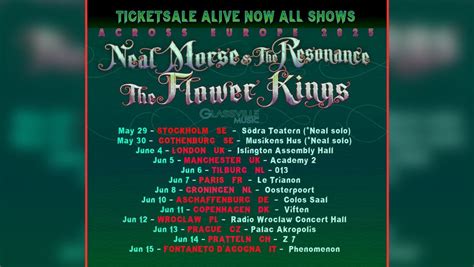 Neal Morse & The Resonance/ The Flower Kings - Meet & Greet - 11 June ...