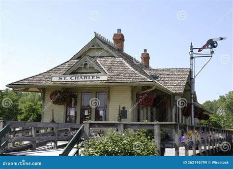 The Katy Depot in St. Charles, Missouri Editorial Stock Image - Image ...