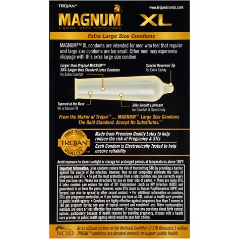 Condom Sizes Magnum