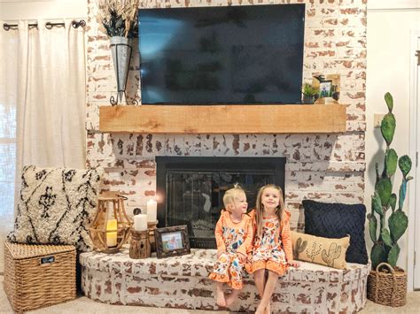 How to German Schmear a Brick Fireplace — Tara Vander Dussen