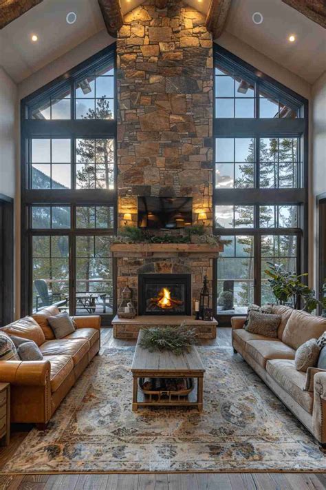 40 Fireplaces With Windows on Each Side for Natural Light and Views ...