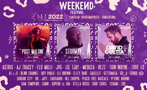 Weekend 2022 | Tickets | Tiketti