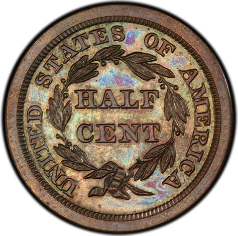 Half Cent 1840 Braided Hair (Proof only), Coin from United States ...
