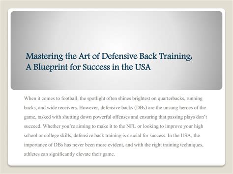 Defensive Back Training 的图像结果