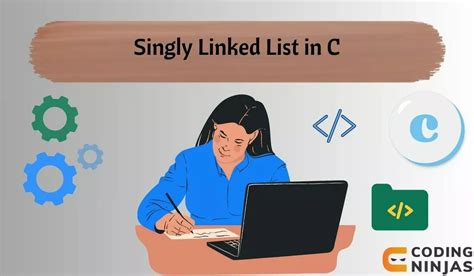 Singly Linked List Program in C 的图像结果