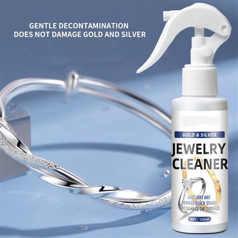 Jewelry Cleaner,120ml Silver Jewelry Cleaner,Instant Tarnish Remover ...