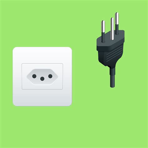Plug and outlet type used in Brazil - Wise