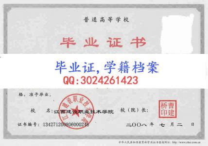 咸宁职业技术学院-毕业证样本网