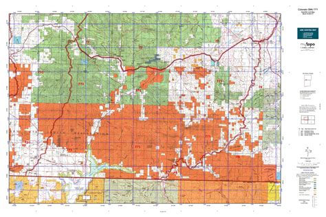 Colorado GMU 771 Map – MyTopo Map Store