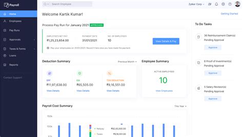 Free Payroll Software For Small Businesses in India | Zoho Payroll