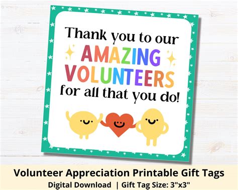 Free printable thank you cards for volunteers, Download Free printable ...