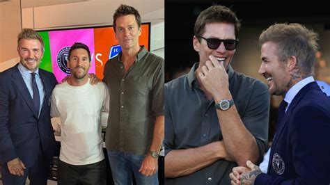 'Doesn't get any better' – Lionel Messi & Tom Brady make David Beckham ...