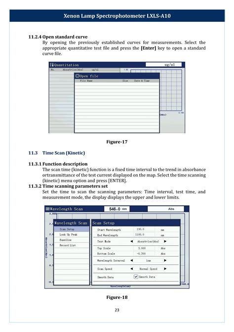 Xenon Lamp Spectrophotometer LXLS-A10 Operating Manual | Labtron