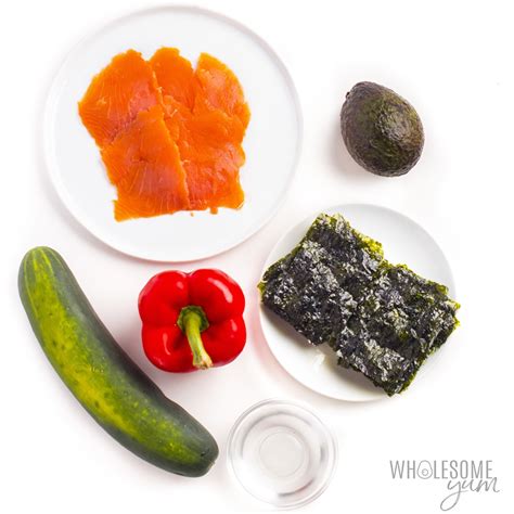 Keto Sushi (Without Rice) - Wholesome Yum