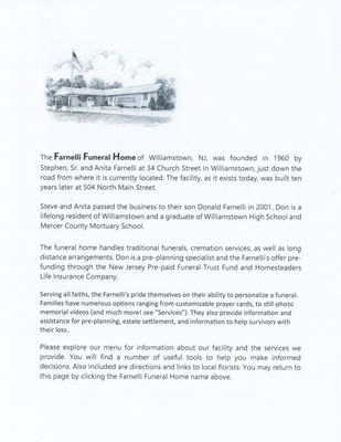 FARNELLI FUNERAL HOME - Updated January 2026 - 504 N Main St ...