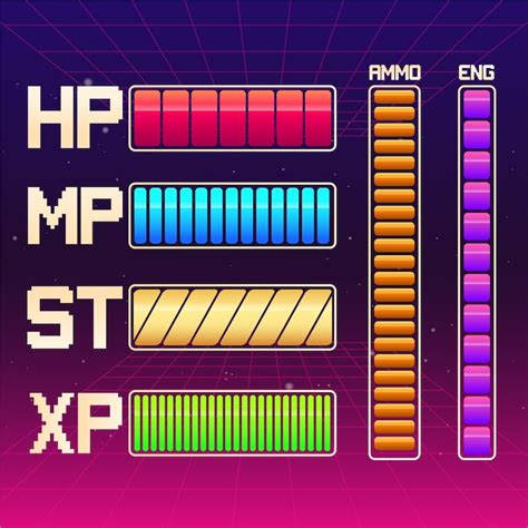 8 bit game ui Vectors - Download Free High-Quality Vectors from Freepik ...