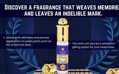 Al Ahmed White Musk Attar Roll on Perfume | Long lasting Fragrance ...