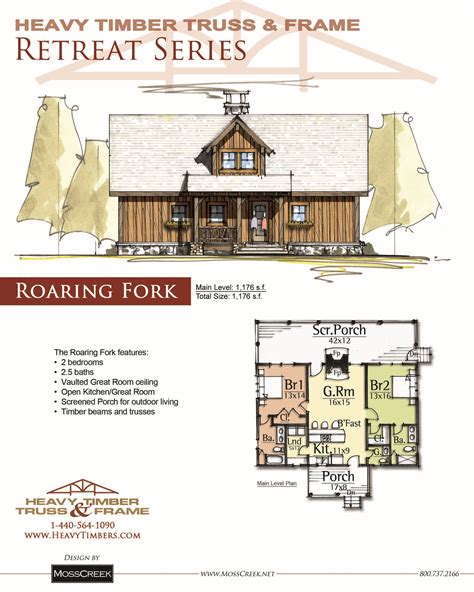 Small Open Plan Timber Frame House
