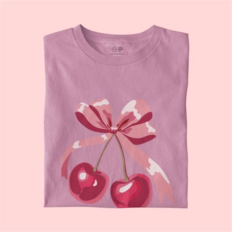 Bow And Cherry T-shirts – Cute Stuff Co.