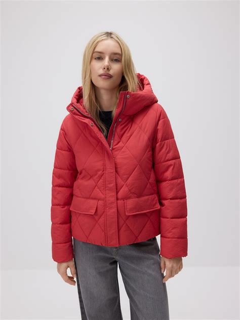 Jacket with contrasting inserts Color red - RESERVED - YH495-33X