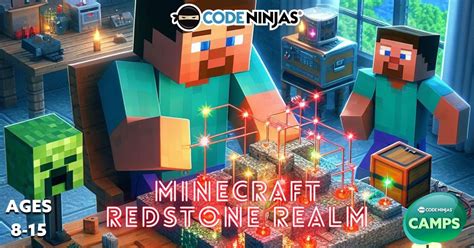 Summer Camps - Minecraft Redstone Realm - Code Ninjas Guildford, 103 ...