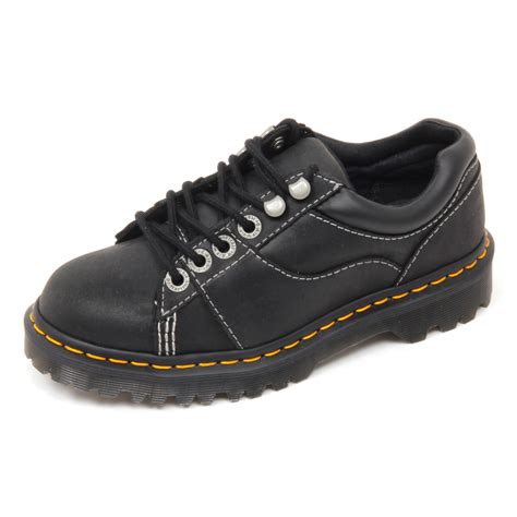 D1618 scarpa donna DR MARTENS FELLOWS scarpe nero shoe woman