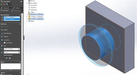 SolidWorks Assembly Tutorial Using Smart Mates 的图像结果