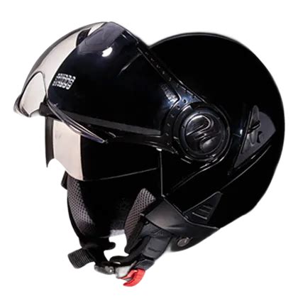 STUDDS Downtown Black Fu Flip Up Helmet – Sparkly Helmets