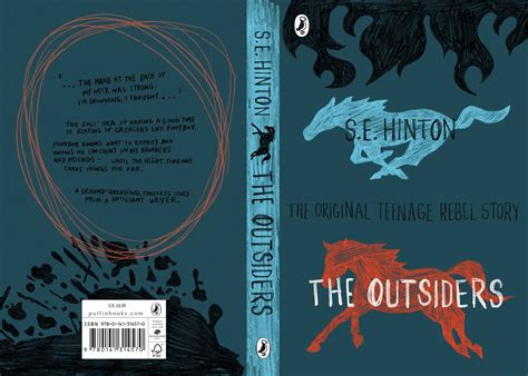 Book Cover Design - Full Spread by Tree x Three of S.E. Hinton "The ...