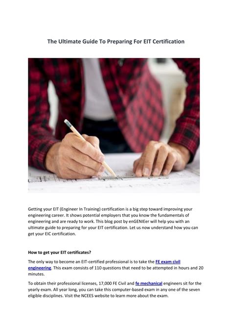 Image result for EIT Study Guide