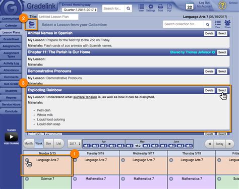 Image result for Example of Lesson Plans On Gradelink