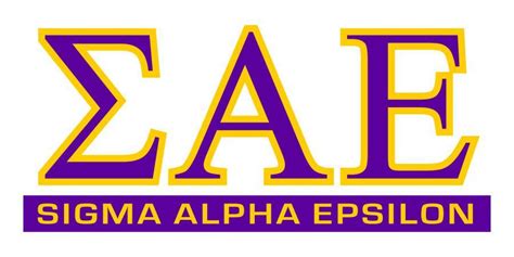 Sigma Alpha Epsilon Letters Classic Sticker - Greek Gear