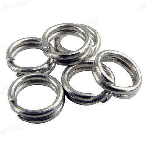 Buy Mustad Stainless Fishing Split Rings Stainless Steel - Size 7.2 ...