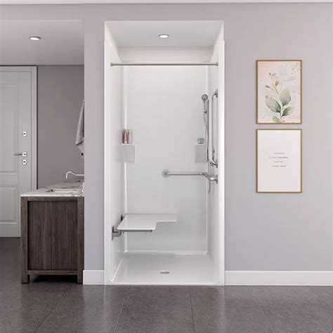 BIM objects - Free download! 39" x 37½" Freedom ADA Transfer Shower ...