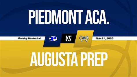 Piedmont Academy vs Augusta Prep | Basketball | 11/21